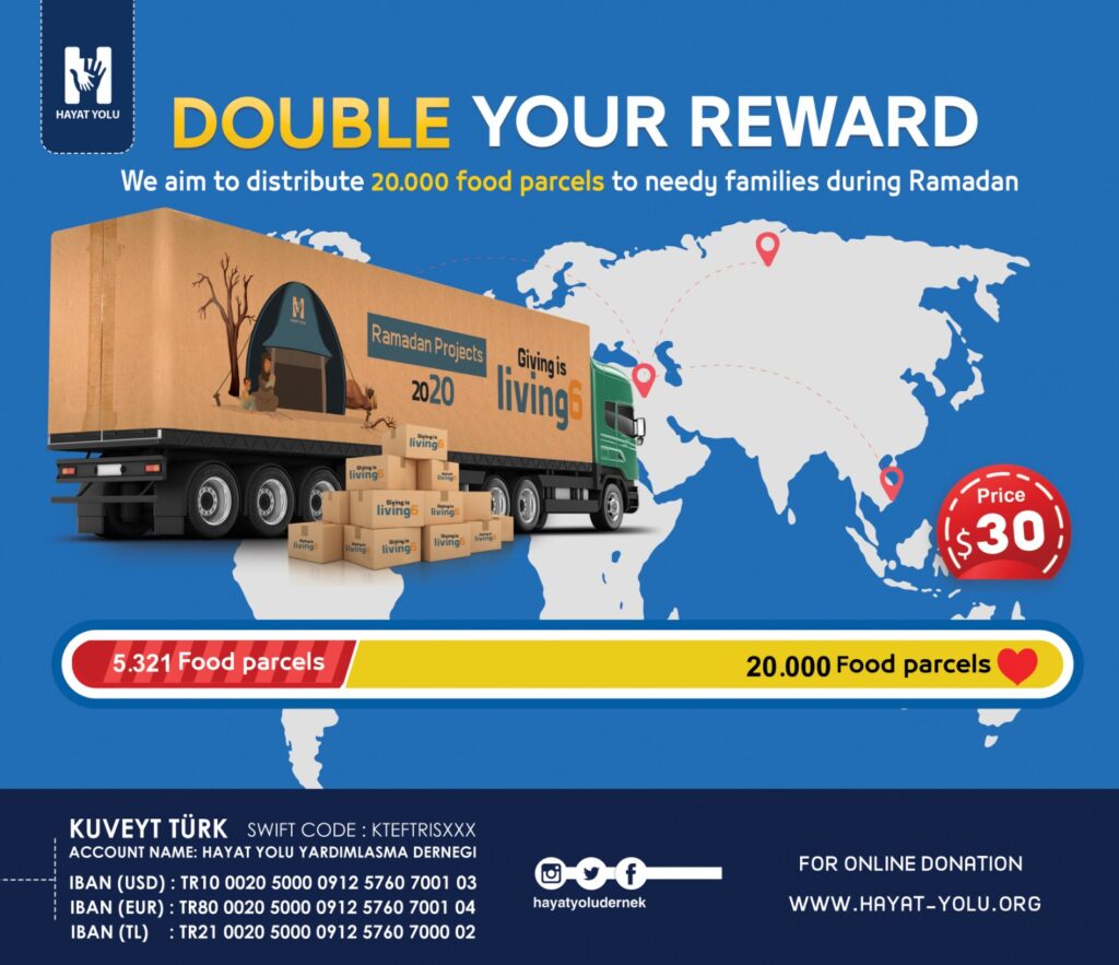 Hayat Yolu Ramadan Campaign Double Your Reward 2020